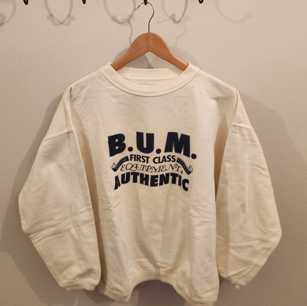 Euc Vintage BUM EQUIPMENT sz Medium Loose Fit Crewneck